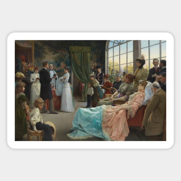 The Baptism by Julius LeBlanc Stewart Sticker by Classic Art Stall